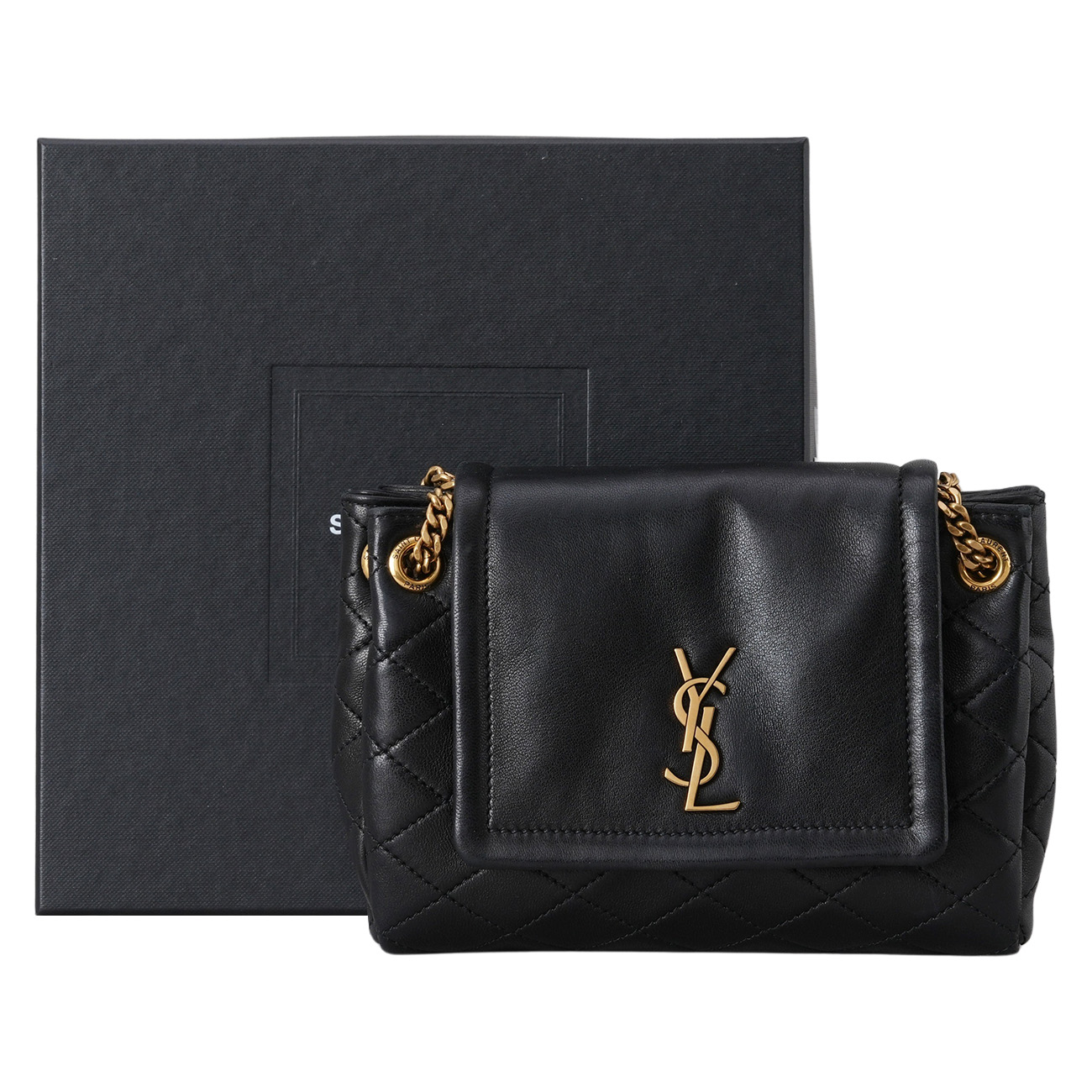 YVES SAINT LAURENT(USED)생로랑 672738 노리타 미니